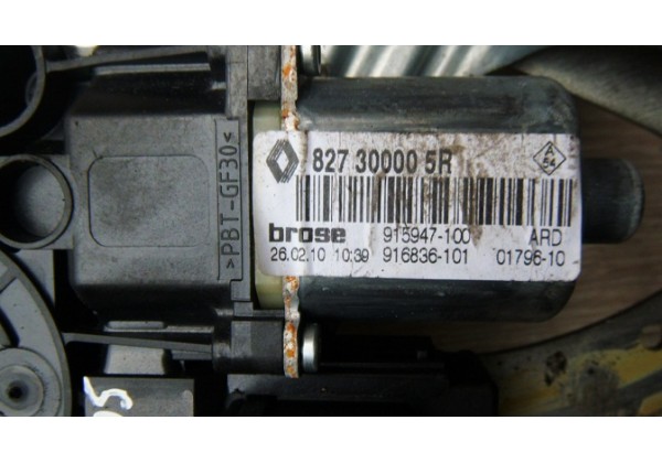 Склопідйомник задній правий, електричний Renault Scenic III, Grand Scenic III, 827310005R, 827200005R